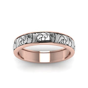 black-enamel-vintage-looking-band-in-rose-gold-FD908WB-NL-RG